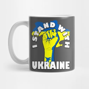 I Stand With Ukraine Ghost of Kyiv Mug